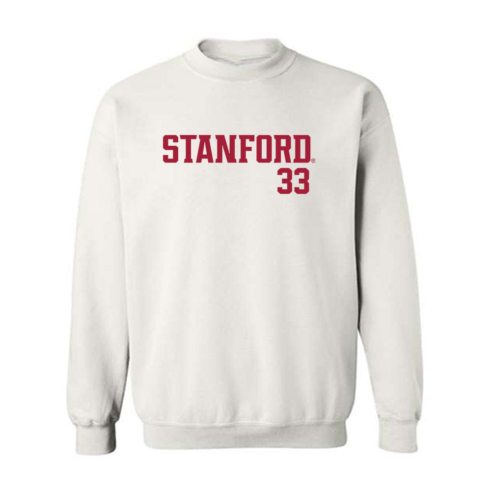 Stanford - NCAA Men's Basketball : Evan Stinson - Classic Shersey Crewneck Sweatshirt-0