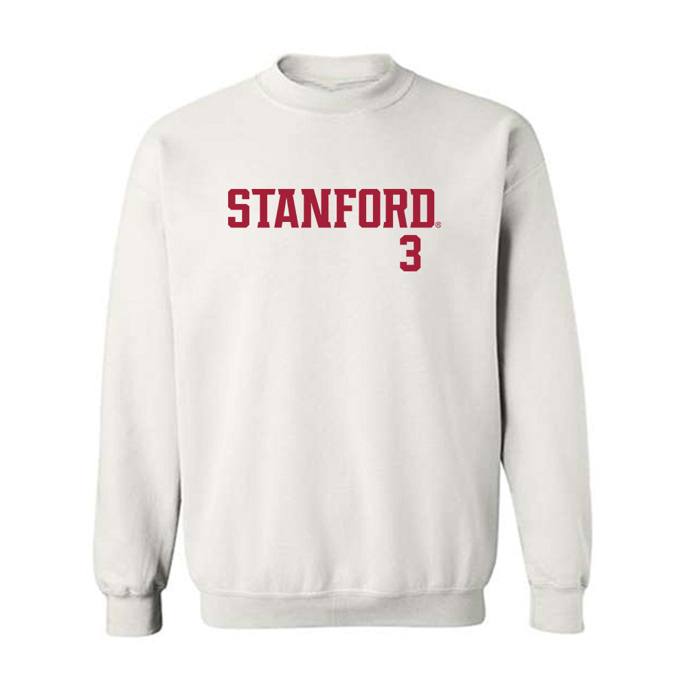 Stanford - NCAA Football : CJ Williams - Classic Shersey Crewneck Sweatshirt-0