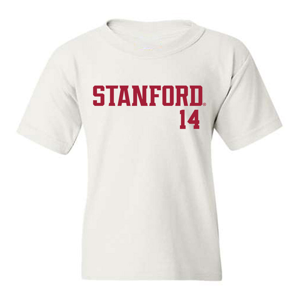 Stanford - NCAA Baseball : Sebastian David - Classic Shersey Youth T-Shirt-0