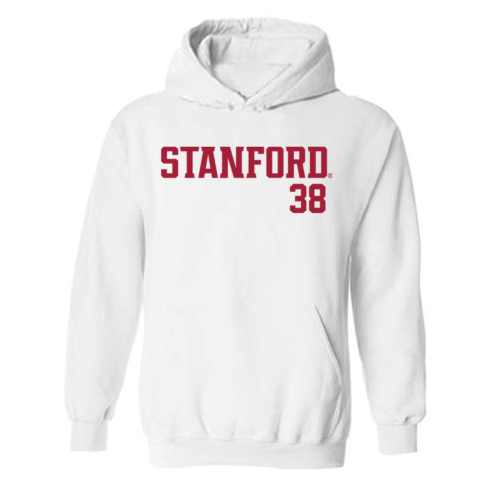 Stanford - NCAA Football : Zach Johnson - Classic Shersey Hooded Sweatshirt-0