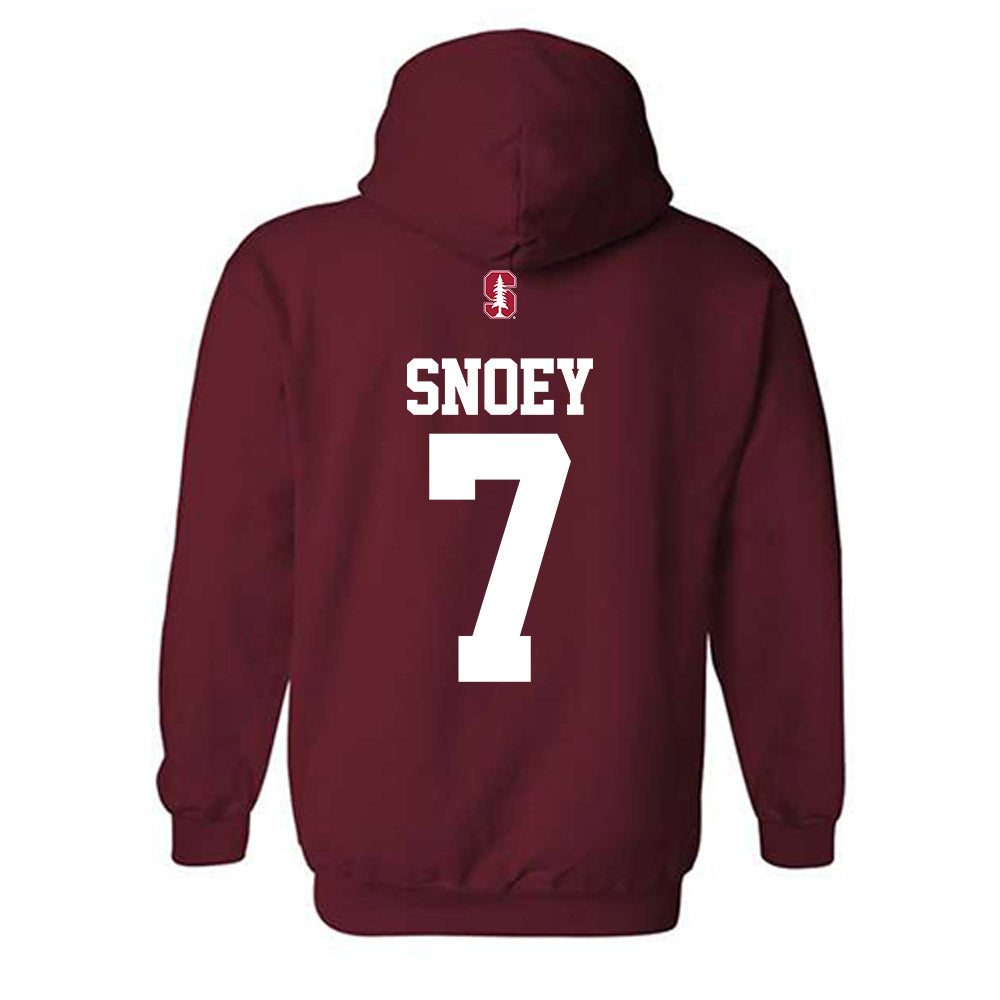 Stanford - NCAA Men's Volleyball : Theo Snoey - Classic Shersey Hooded Sweatshirt-1