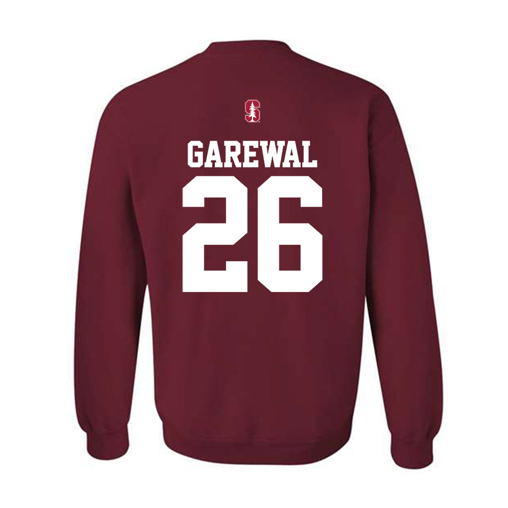 Stanford - NCAA Baseball : Sam Garewal - Classic Shersey Crewneck Sweatshirt-1