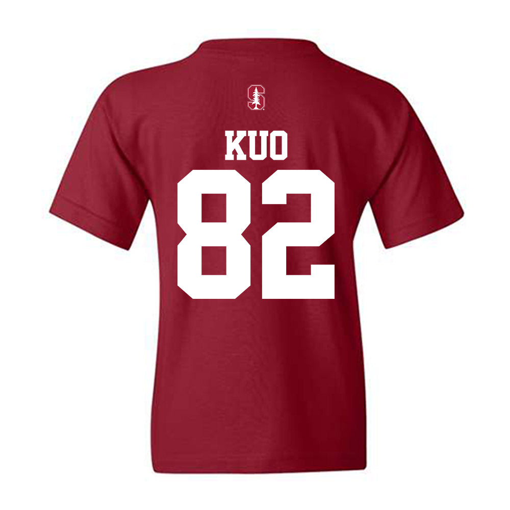 Stanford - NCAA Football : Tyler Kuo - Classic Shersey Youth T-Shirt-1