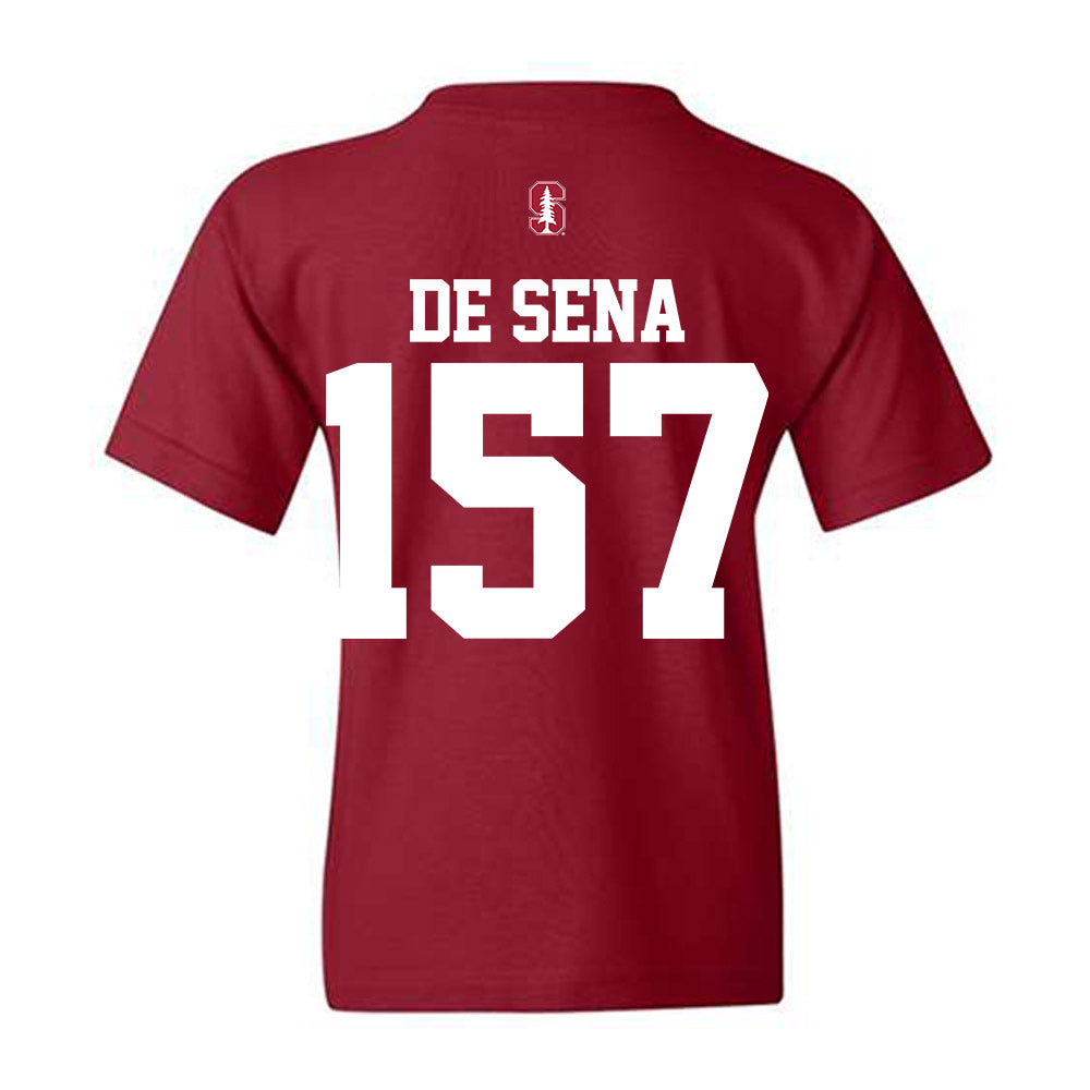 Stanford - NCAA Wrestling : Jack De Sena - Classic Shersey Youth T-Shirt-1