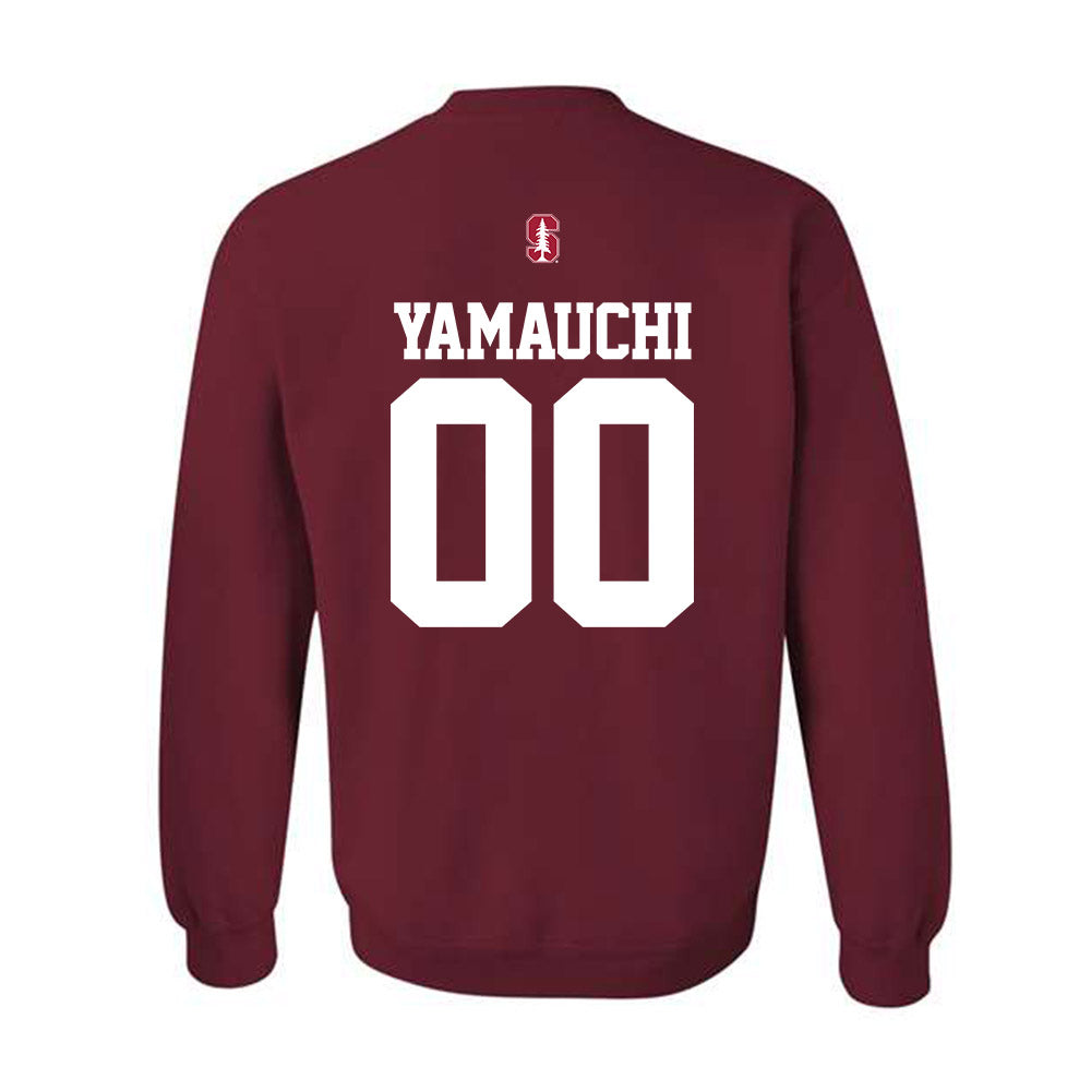 Stanford - NCAA Football : Zak Yamauchi - Classic Shersey Crewneck Sweatshirt-1