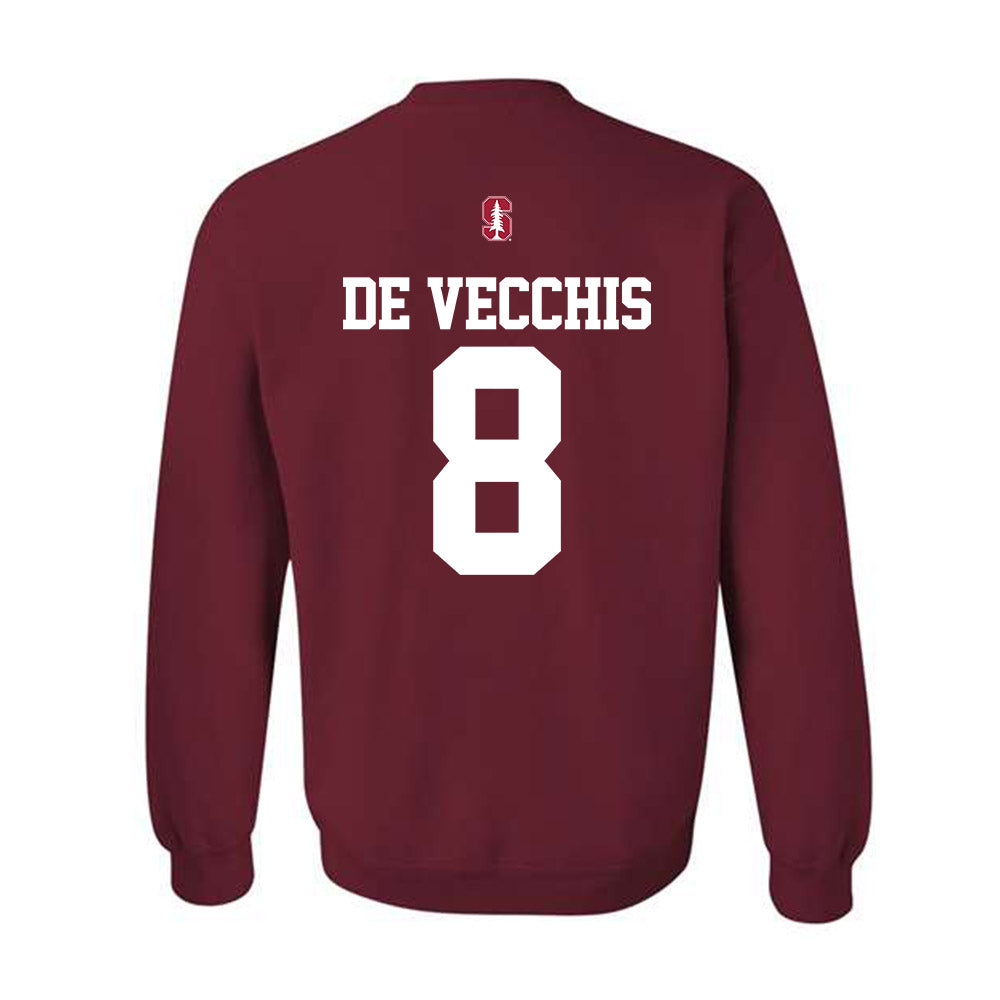 Stanford - NCAA Men's Water Polo : Simone De Vecchis - Classic Shersey Crewneck Sweatshirt-1