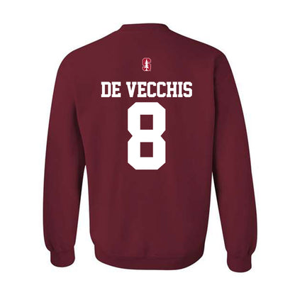 Stanford - NCAA Men's Water Polo : Simone De Vecchis - Classic Shersey Crewneck Sweatshirt-1