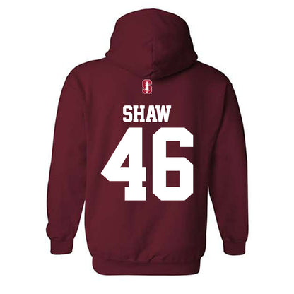 Stanford - NCAA Baseball : Andrew Shaw - Classic Shersey Hooded Sweatshirt-1