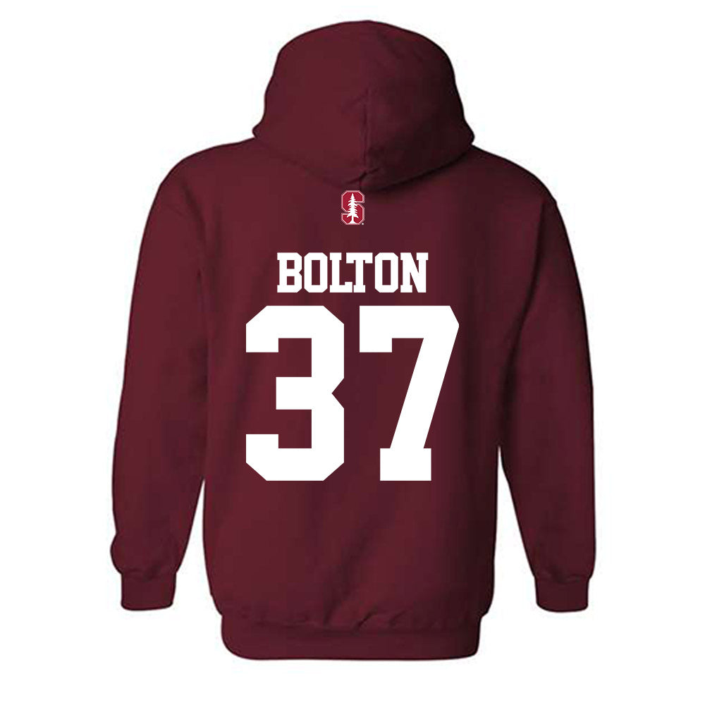 Stanford - NCAA Women's Lacrosse : Bronwyn Bolton - Classic Shersey Hooded Sweatshirt-1