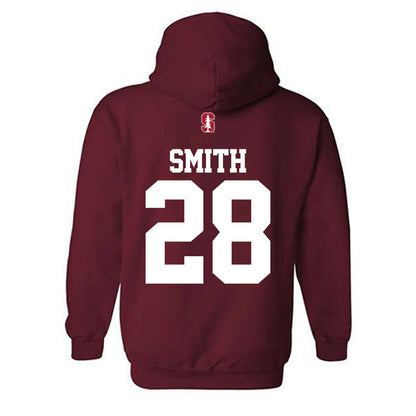 Stanford - NCAA Women's Soccer : Logan Smith - Classic Shersey Hooded Sweatshirt-1