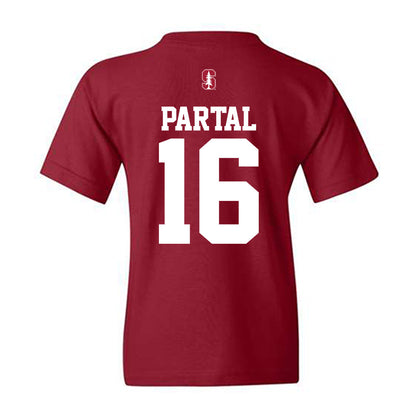 Stanford - NCAA Men's Soccer : Joshua Partal - Classic Shersey Youth T-Shirt-1