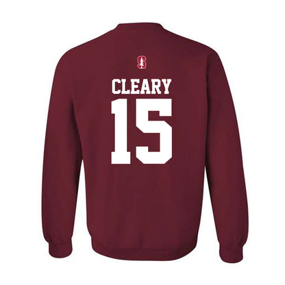 Stanford - NCAA Men's Soccer : William Cleary - Classic Shersey Crewneck Sweatshirt-1