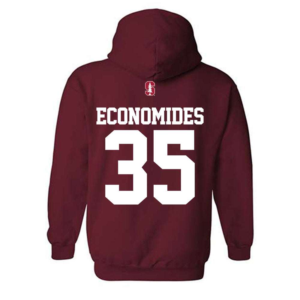Stanford - NCAA Softball : Joie Economides - Classic Shersey Hooded Sweatshirt-1