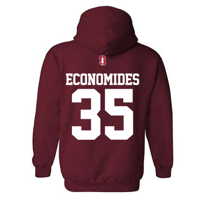 Stanford - NCAA Softball : Joie Economides - Classic Shersey Hooded Sweatshirt-1