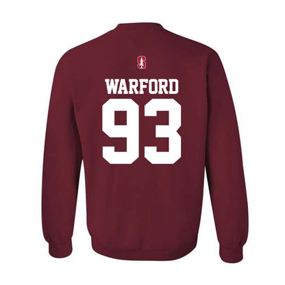 Stanford - NCAA Football : Peyton Warford - Classic Shersey Crewneck Sweatshirt-1