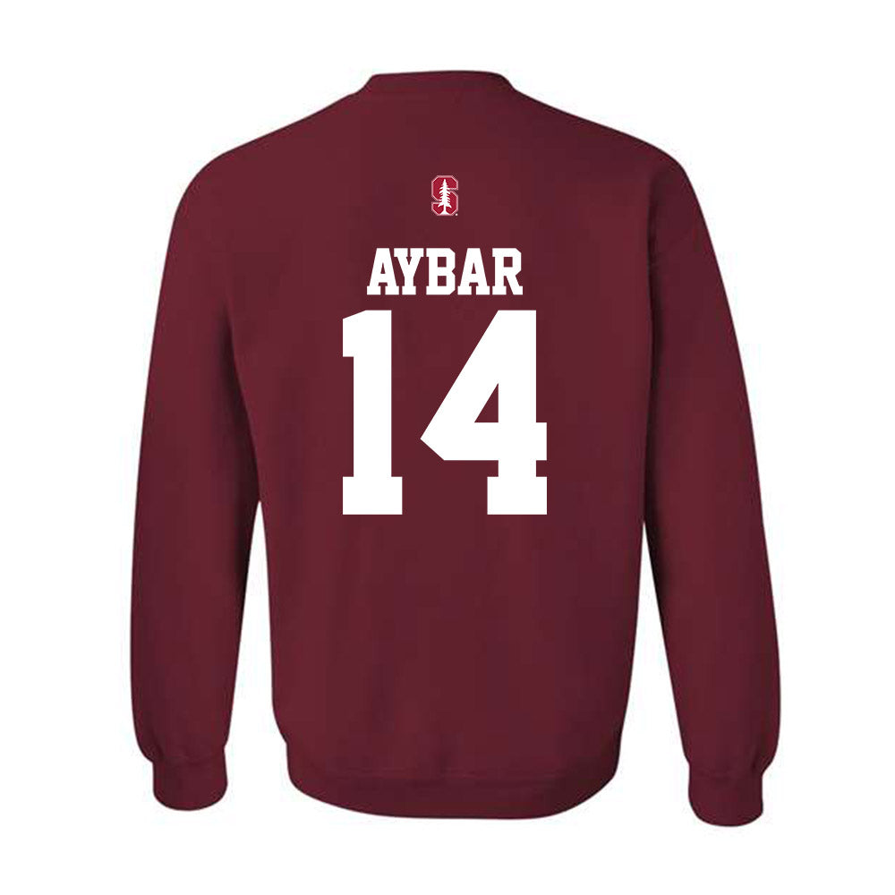 Stanford - NCAA Football : Wilfredo Aybar - Classic Shersey Crewneck Sweatshirt-1