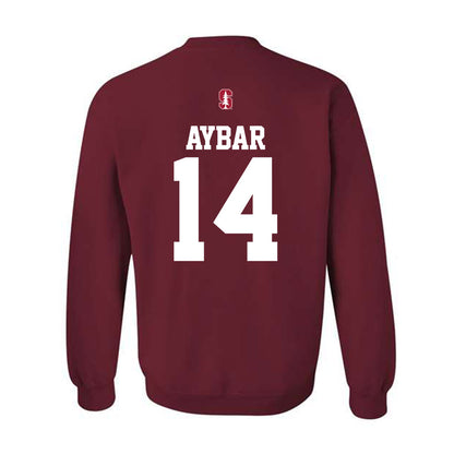 Stanford - NCAA Football : Wilfredo Aybar - Classic Shersey Crewneck Sweatshirt-1