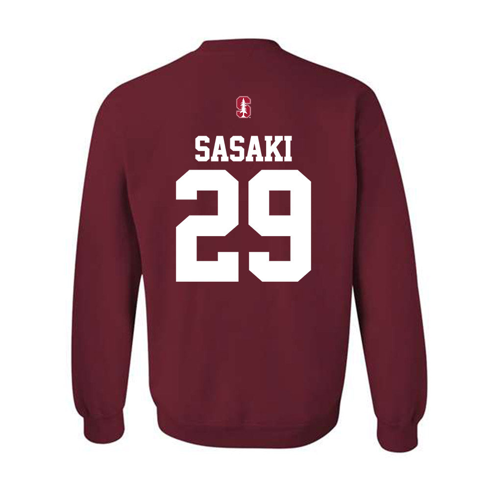Stanford - NCAA Men's Soccer : Takashi Sasaki - Classic Shersey Crewneck Sweatshirt-1