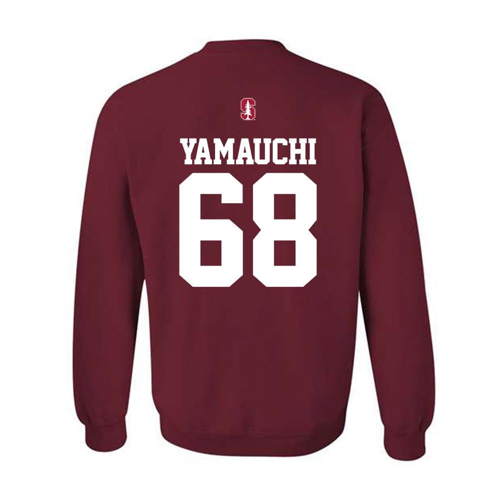 Stanford - NCAA Football : Zak Yamauchi - Classic Shersey Crewneck Sweatshirt-1