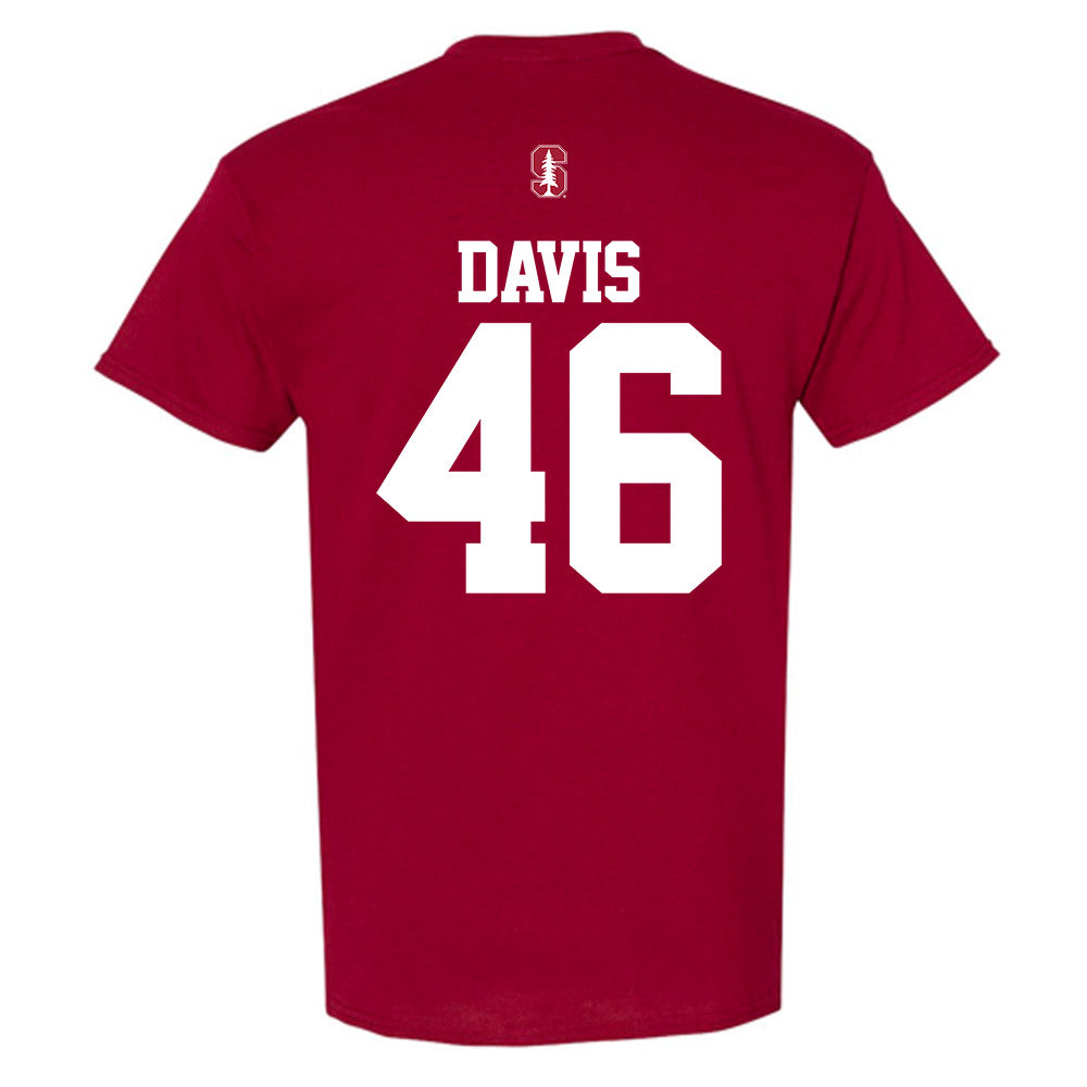 Stanford - NCAA Football : Carter Davis - Classic Shersey T-Shirt-1