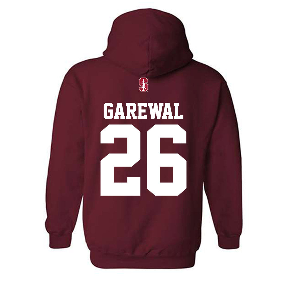 Stanford - NCAA Baseball : Sam Garewal - Classic Shersey Hooded Sweatshirt-1