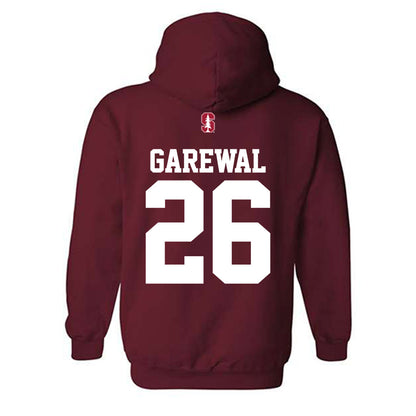 Stanford - NCAA Baseball : Sam Garewal - Classic Shersey Hooded Sweatshirt-1