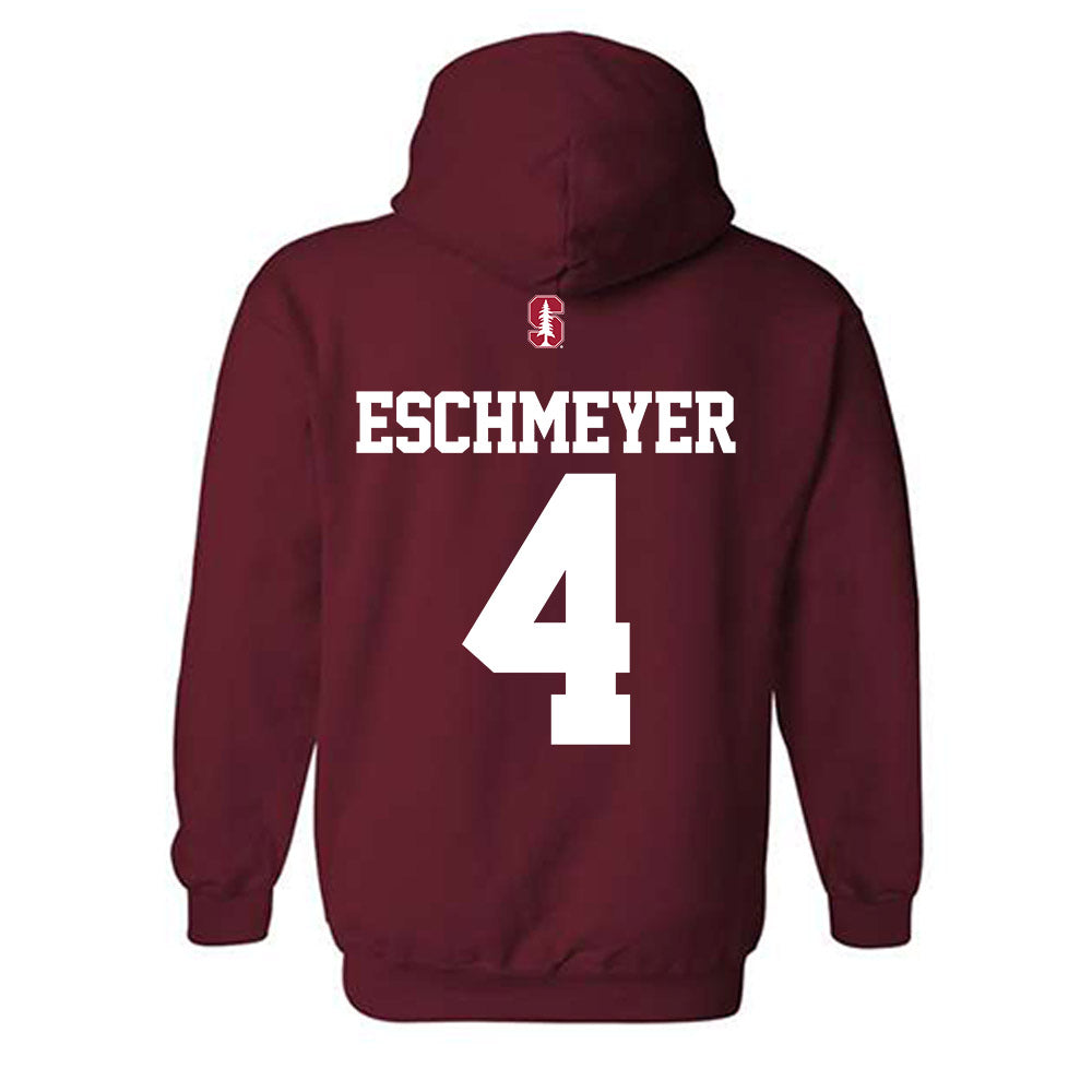 Stanford - NCAA Women's Basketball : Alexandra Eschmeyer - Classic Shersey Hooded Sweatshirt-1