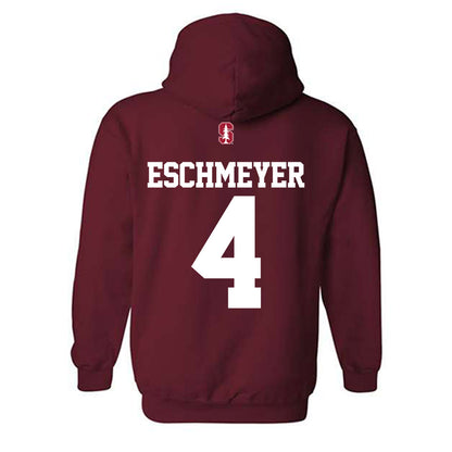 Stanford - NCAA Women's Basketball : Alexandra Eschmeyer - Classic Shersey Hooded Sweatshirt-1