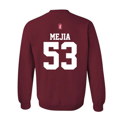 Stanford - NCAA Football : Nathan Mejia - Classic Shersey Crewneck Sweatshirt-1