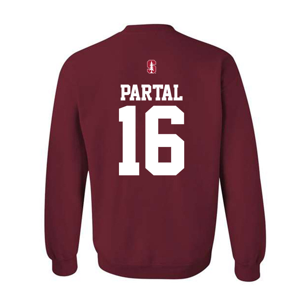 Stanford - NCAA Men's Soccer : Joshua Partal - Classic Shersey Crewneck Sweatshirt-1