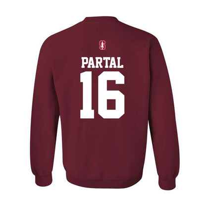 Stanford - NCAA Men's Soccer : Joshua Partal - Classic Shersey Crewneck Sweatshirt-1
