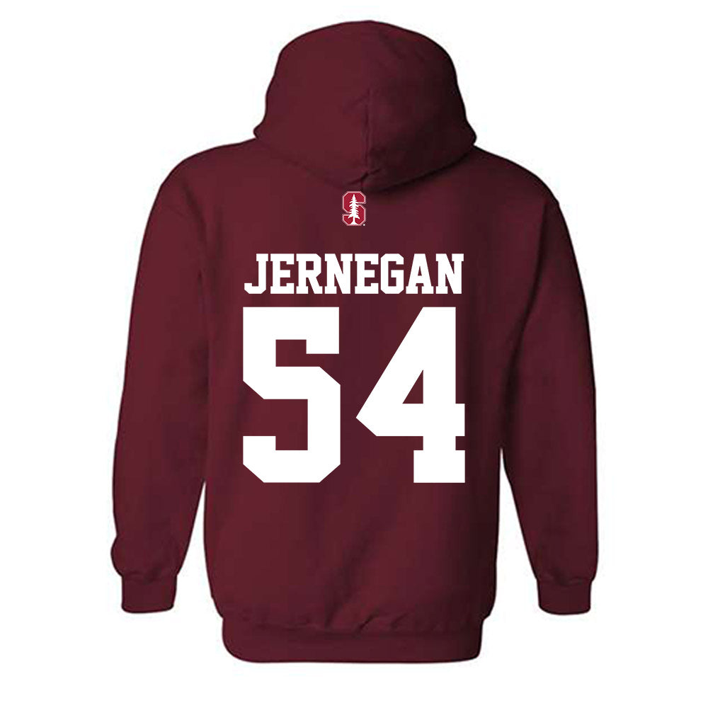 Stanford - NCAA Football : Preston Jernegan - Classic Shersey Hooded Sweatshirt-1