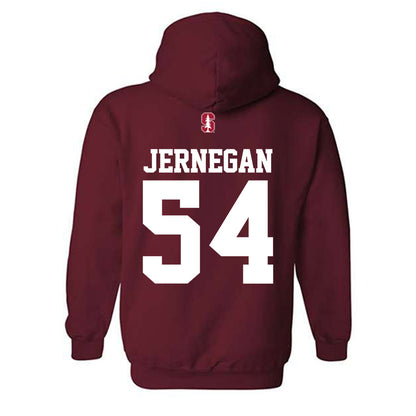 Stanford - NCAA Football : Preston Jernegan - Classic Shersey Hooded Sweatshirt-1