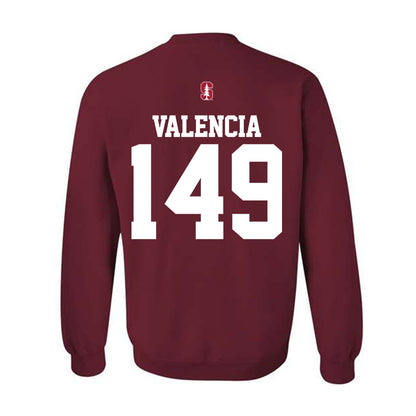 Stanford - NCAA Wrestling : Aden Valencia - Classic Shersey Crewneck Sweatshirt-1