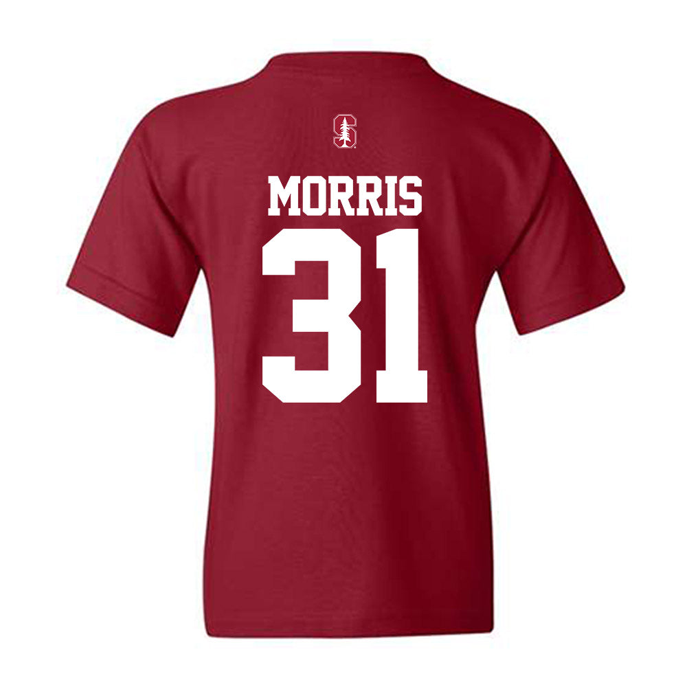 Stanford - NCAA Football : Aaron Morris - Classic Shersey Youth T-Shirt-1
