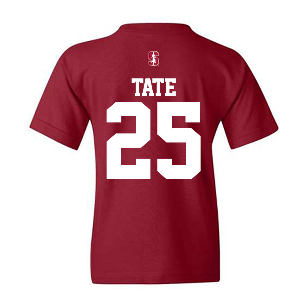 Stanford - NCAA Football : Bo Tate - Classic Shersey Youth T-Shirt-1