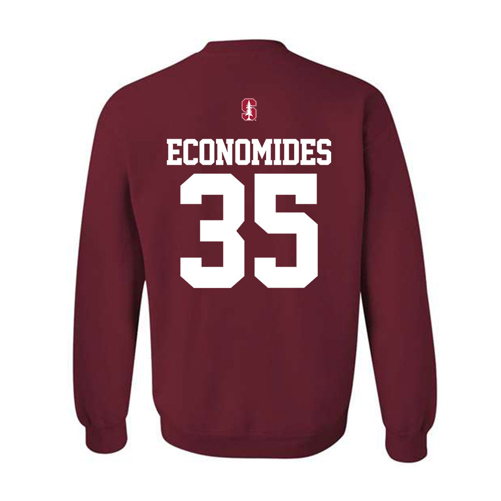 Stanford - NCAA Softball : Joie Economides - Classic Shersey Crewneck Sweatshirt-1