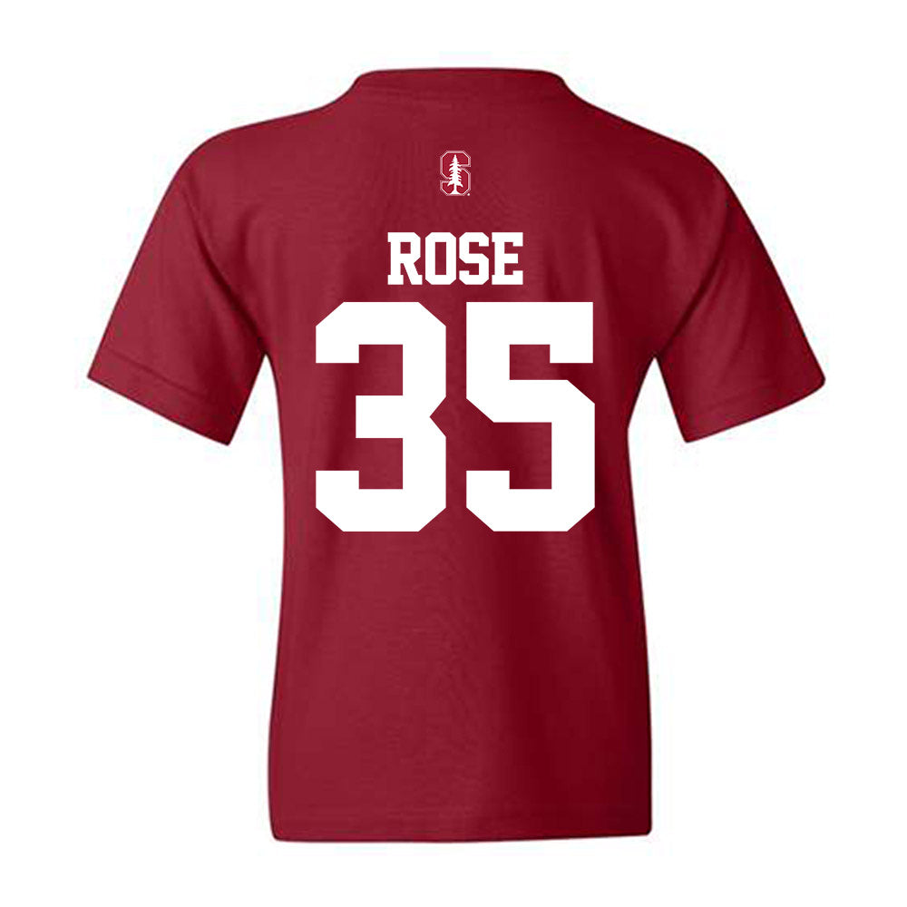 Stanford - NCAA Football : Matt Rose - Classic Shersey Youth T-Shirt-1
