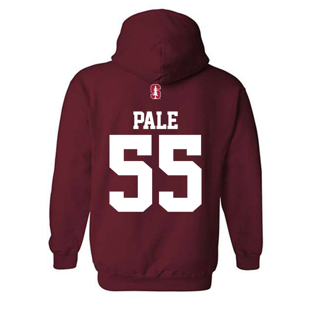 Stanford - NCAA Football : Simione Pale - Classic Shersey Hooded Sweatshirt-1