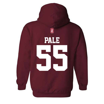 Stanford - NCAA Football : Simione Pale - Classic Shersey Hooded Sweatshirt-1