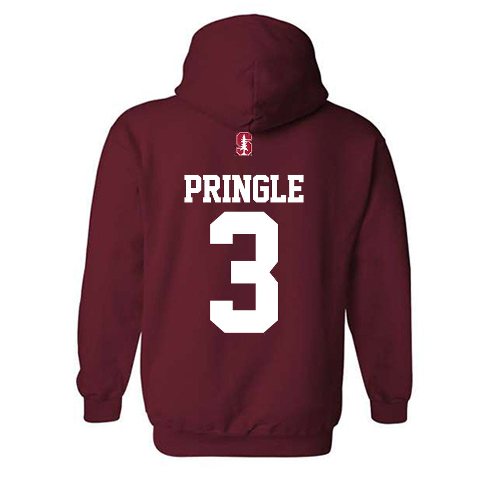 Stanford - NCAA Women's Volleyball : Anna Pringle - Classic Shersey Hooded Sweatshirt-1