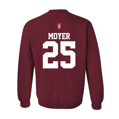 Stanford - NCAA Men's Soccer : Joe Moyer - Classic Shersey Crewneck Sweatshirt-1