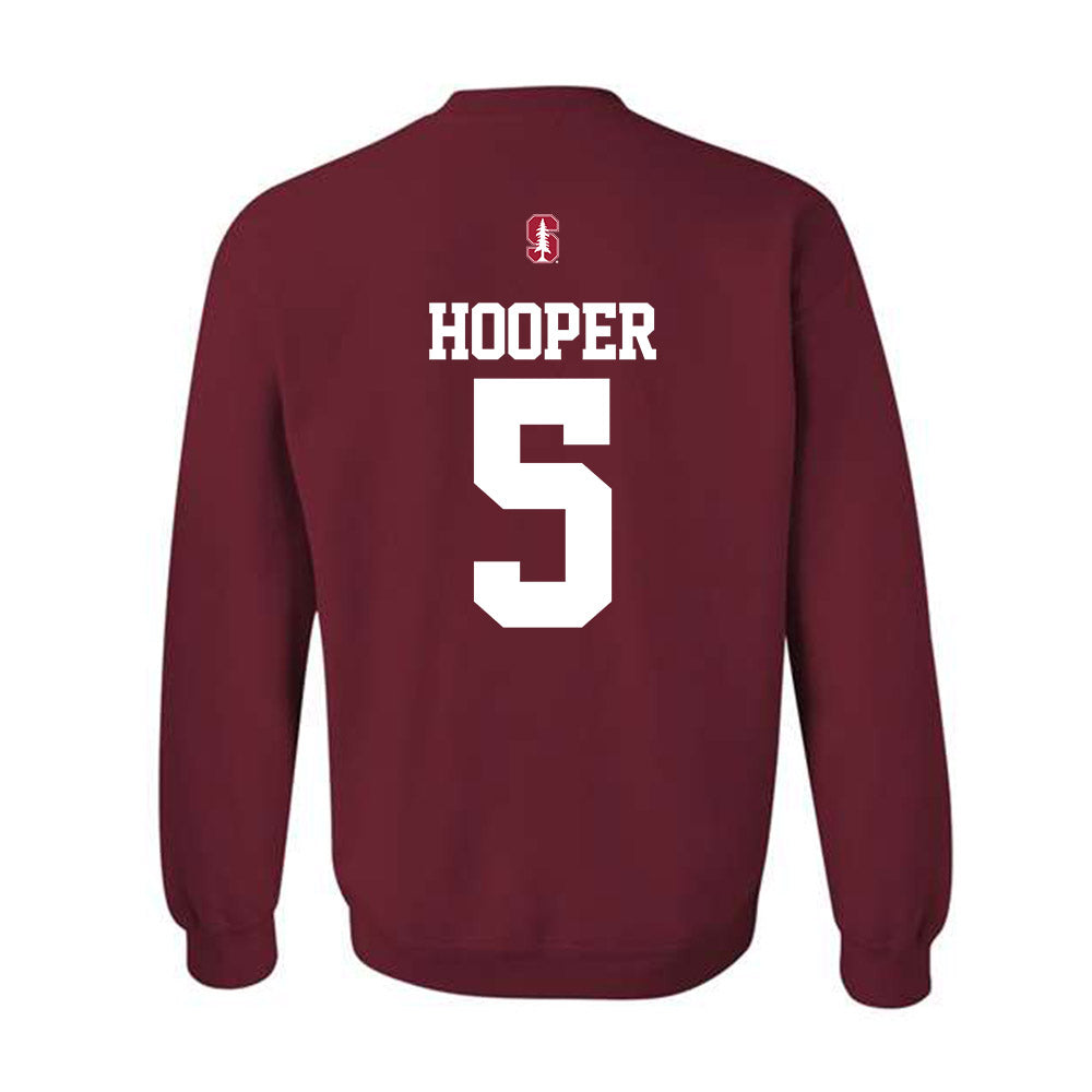 Stanford - NCAA Men's Soccer : Dylan Hooper - Classic Shersey Crewneck Sweatshirt-1