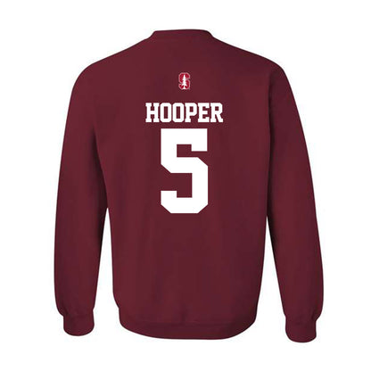 Stanford - NCAA Men's Soccer : Dylan Hooper - Classic Shersey Crewneck Sweatshirt-1