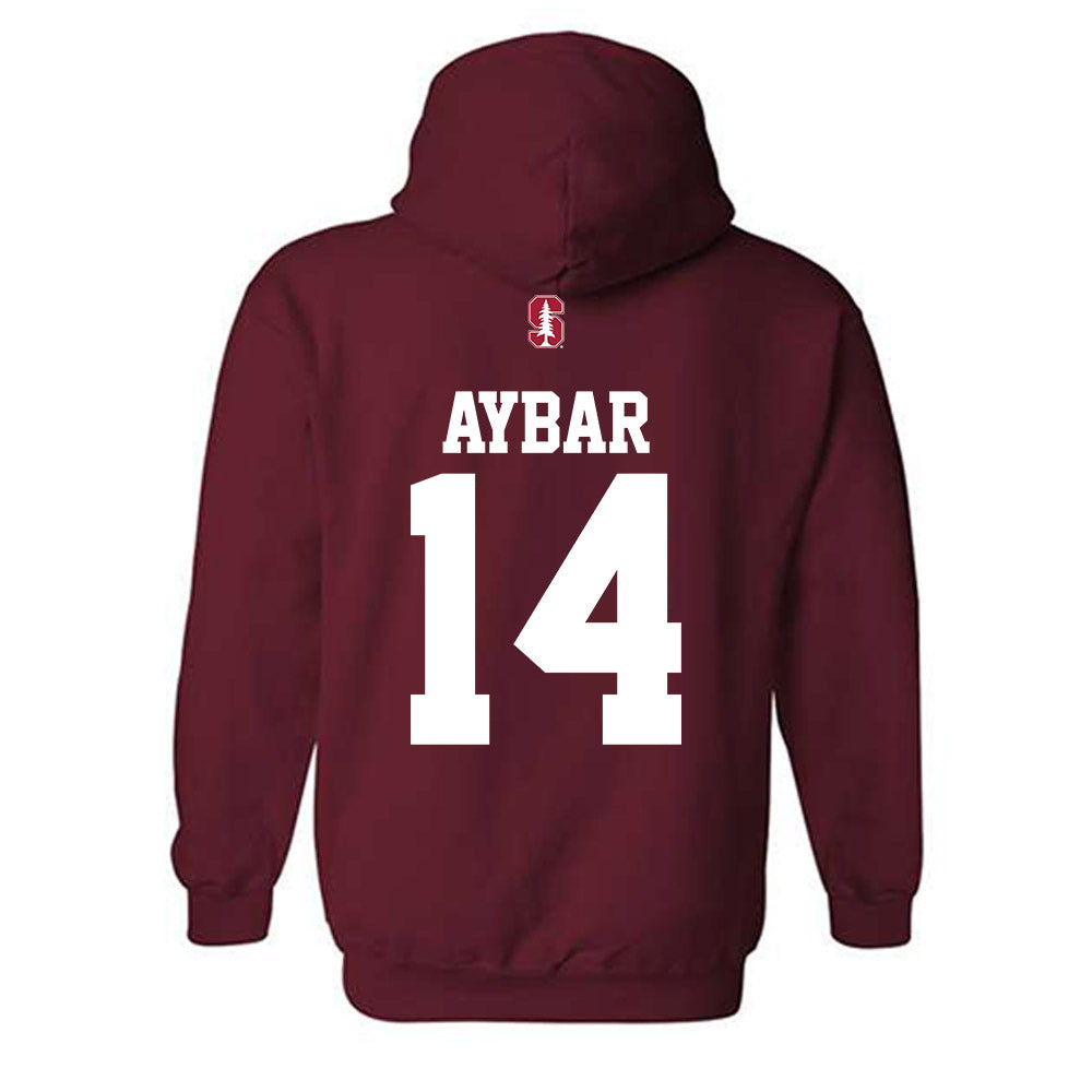 Stanford - NCAA Football : Wilfredo Aybar - Classic Shersey Hooded Sweatshirt-1