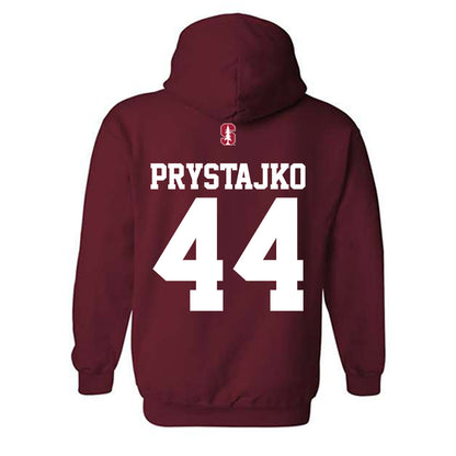 Stanford - NCAA Softball : Zoe Prystajko - Classic Shersey Hooded Sweatshirt-1