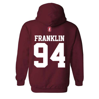 Stanford - NCAA Football : Anthony Franklin - Classic Shersey Hooded Sweatshirt-1