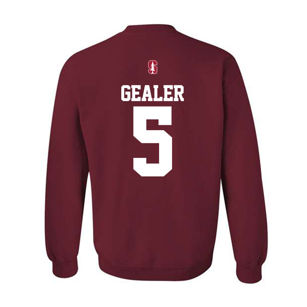 Stanford - NCAA Men's Basketball : Benny Gealer - Classic Shersey Crewneck Sweatshirt-1