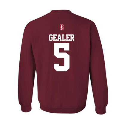 Stanford - NCAA Men's Basketball : Benny Gealer - Classic Shersey Crewneck Sweatshirt-1