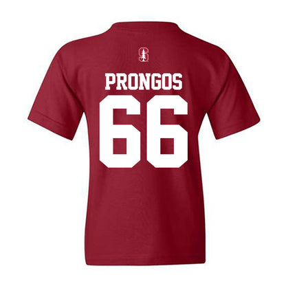 Stanford - NCAA Football : Niki Prongos - Classic Shersey Youth T-Shirt-1